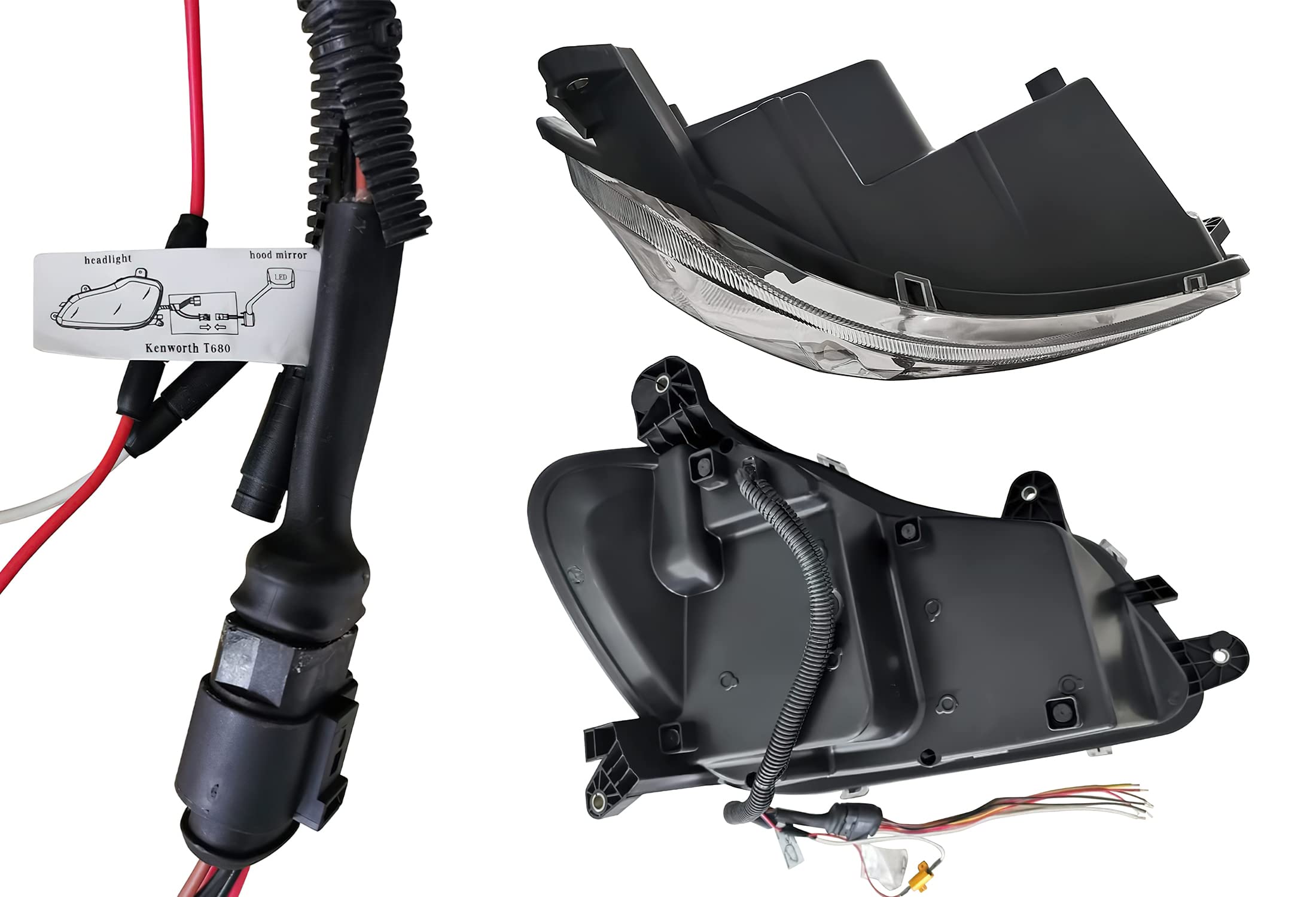パーツ kkk Amazon.com: KOZAK Black Housing Full LED Headlight Assembly